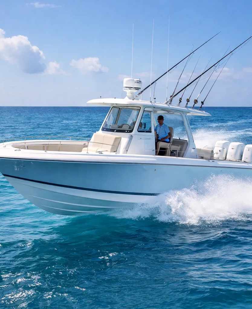 Fishing boat on the Gulf Coast